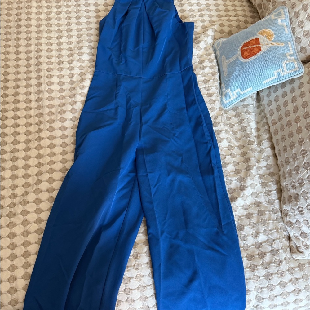 Black Halo Vibrant Blue Jumpsuit